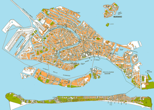 威尼斯平面图（威尼斯平面图怎么画）